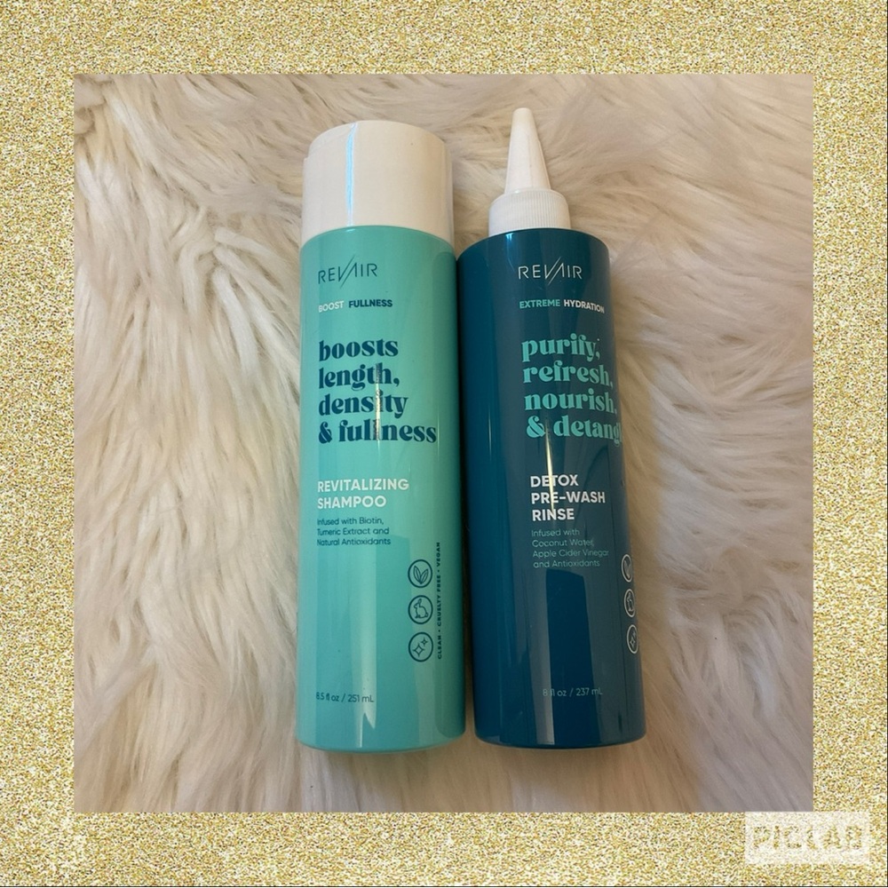 Revair Detox Pre-Wash Rinse & Revitalizing Shampoo Bundle - New